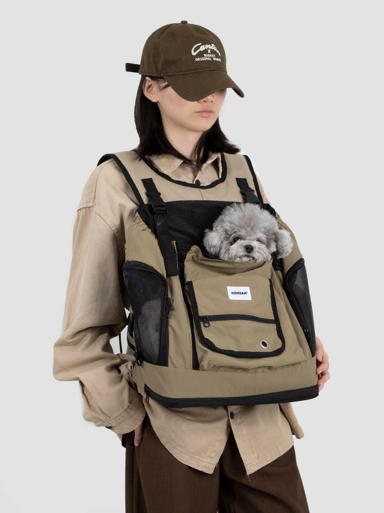 Mountain Series Front Pet Carrier – Light Camel - Paw Charge